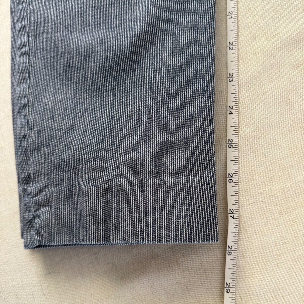 Talbots Vintage Women High Rise Zip Pinstripe Stretch Straight‎ Leg Pants Size 6 - Picture 10 of 10